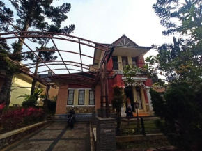 Villa/vila kota bunga kartun